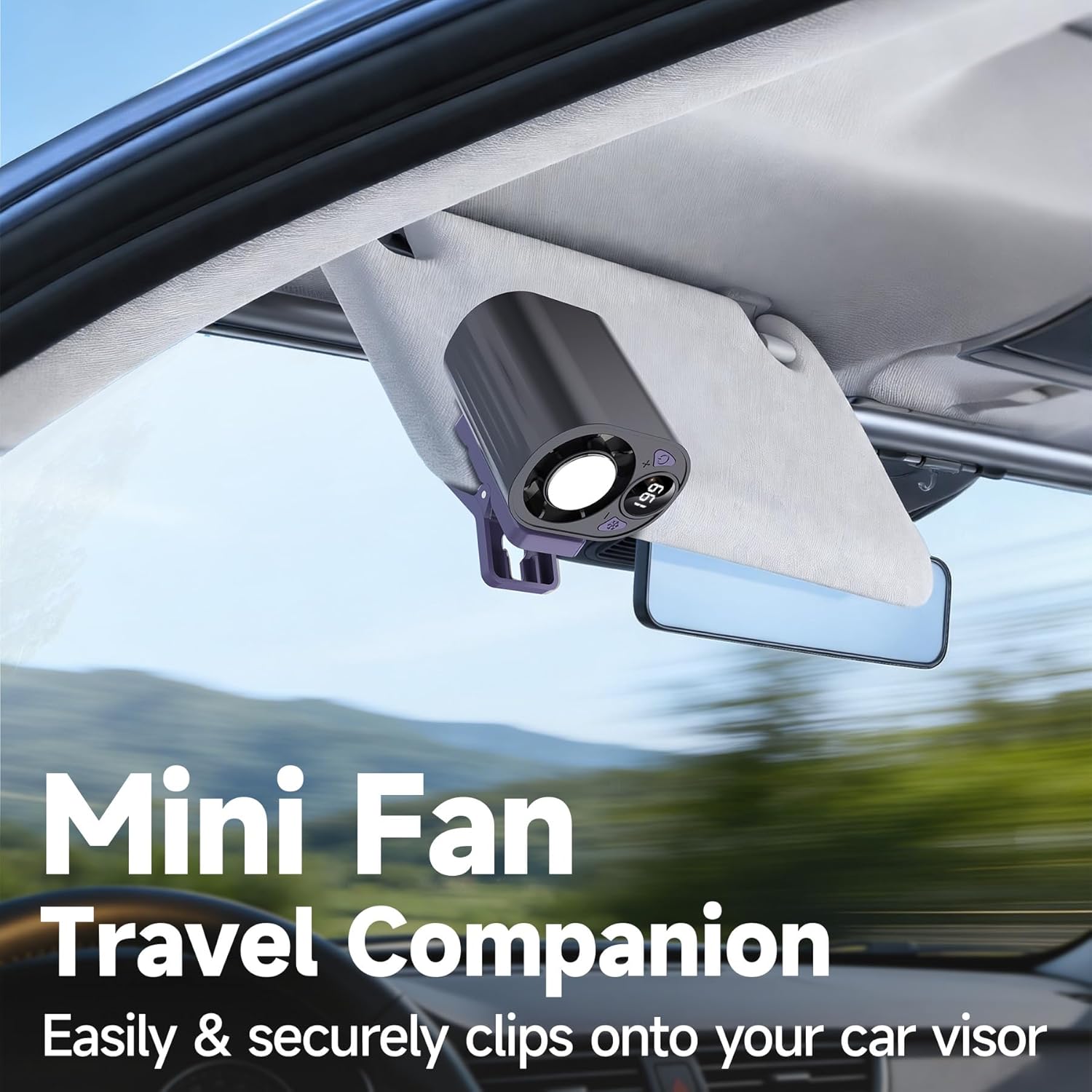 Umbrella Led Clip - Ventilatore Portatile a Clip con 199