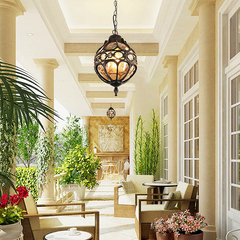 Outdoor Lighting Globes - Lampade a sospensione per portico a