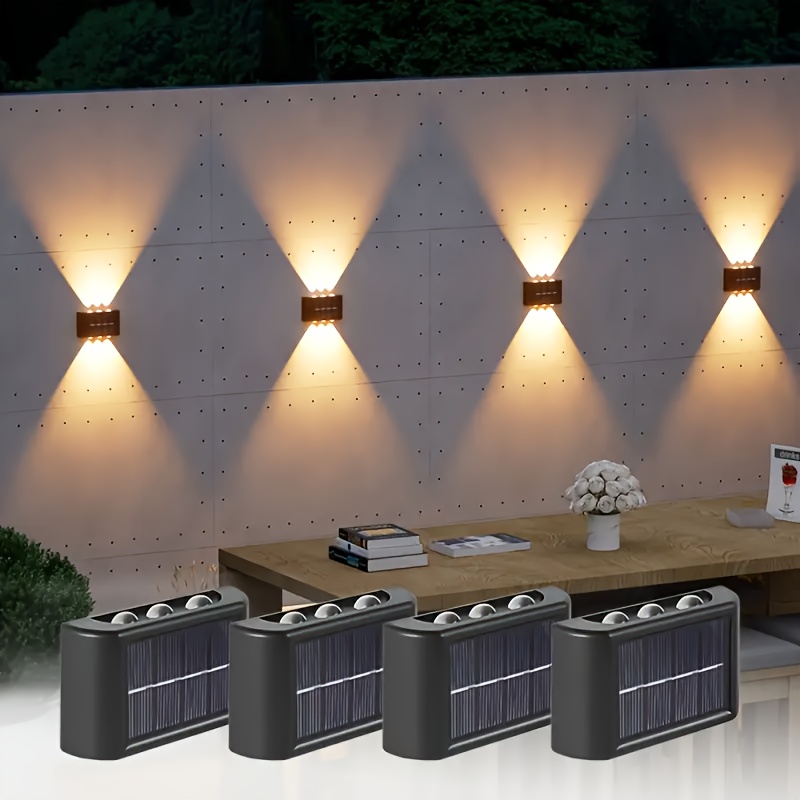 Outdoor Lighting Patio - Lampada Solare LED da Esterno Impermeabile,