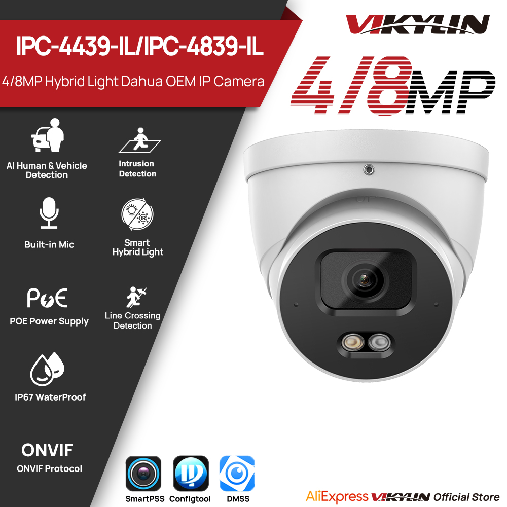 Outdoor Lighting Not Working - VIKYLIN Telecamera di Sicurezza IP 4/8MP