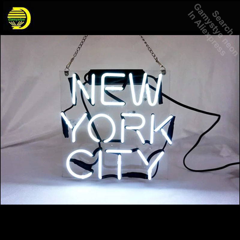 Outdoor Lighting New York - Insegna al neon della città di