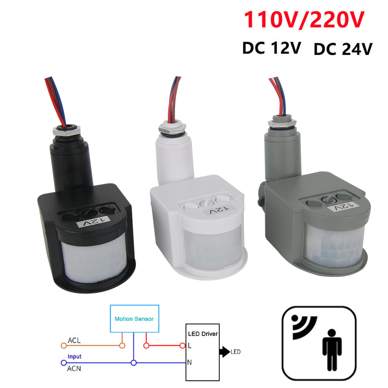 Outdoor Lighting Timer Switch - Sensore di movimento 12V 220V/110V Rilevatore