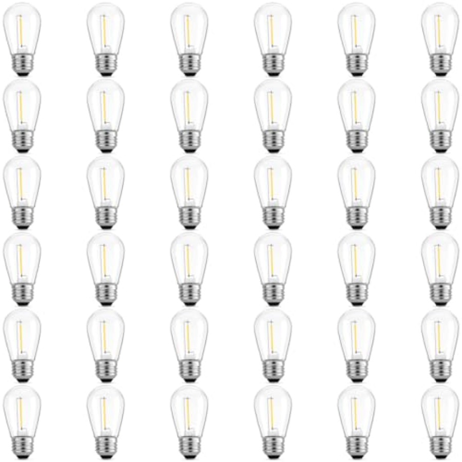 Outdoor Lighting Patio - Confezione da 36 Lampadine LED S14