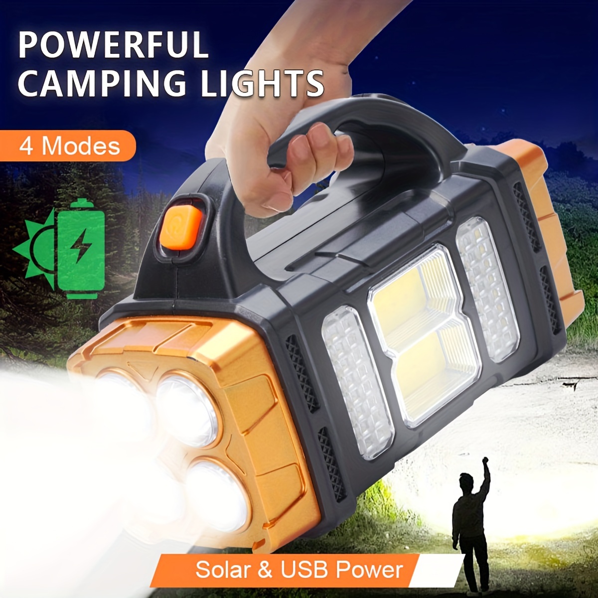 Outdoor Lighting For Backyard - Nuova Torcia LED Solare Ricaricabile ad