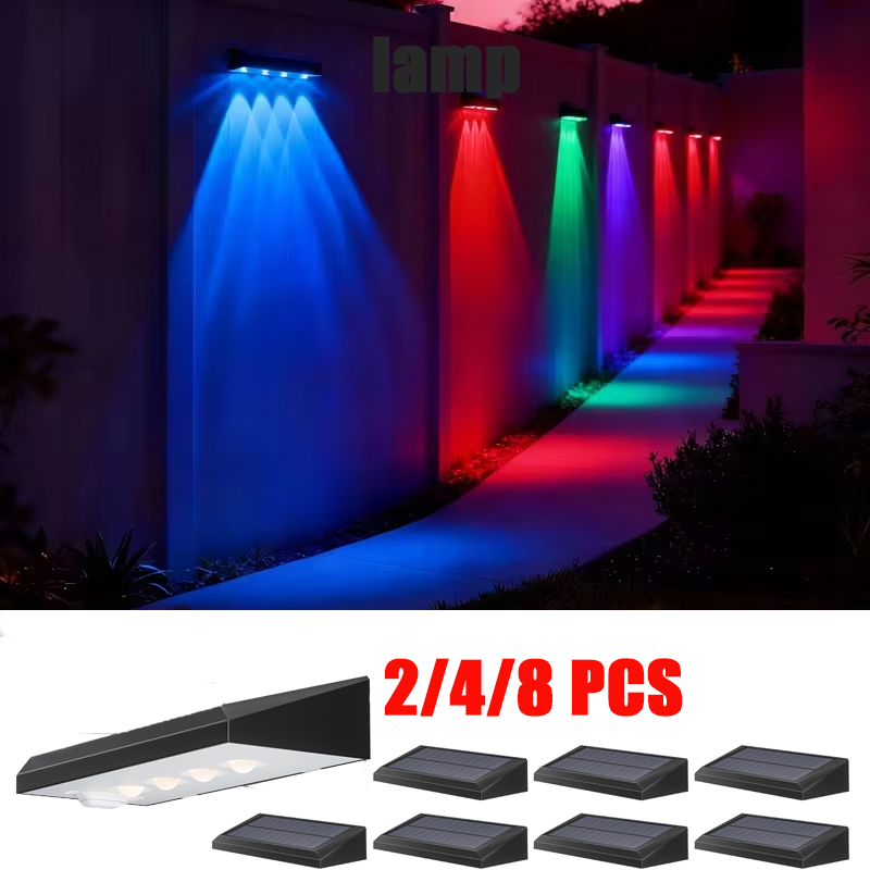 Wired Pathway Light - 2/4/8 Pezzi Lampada Solare Decorativa Multicolore