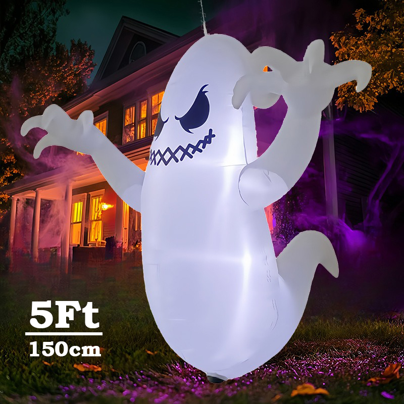 Outdoor Lighting For Backyard - Fantasma Gonfiabile di Halloween da 5