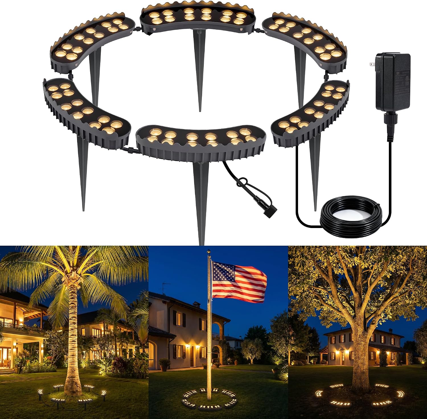 Outdoor Lighting Low Voltage - Luci ad Anello per Alberi da