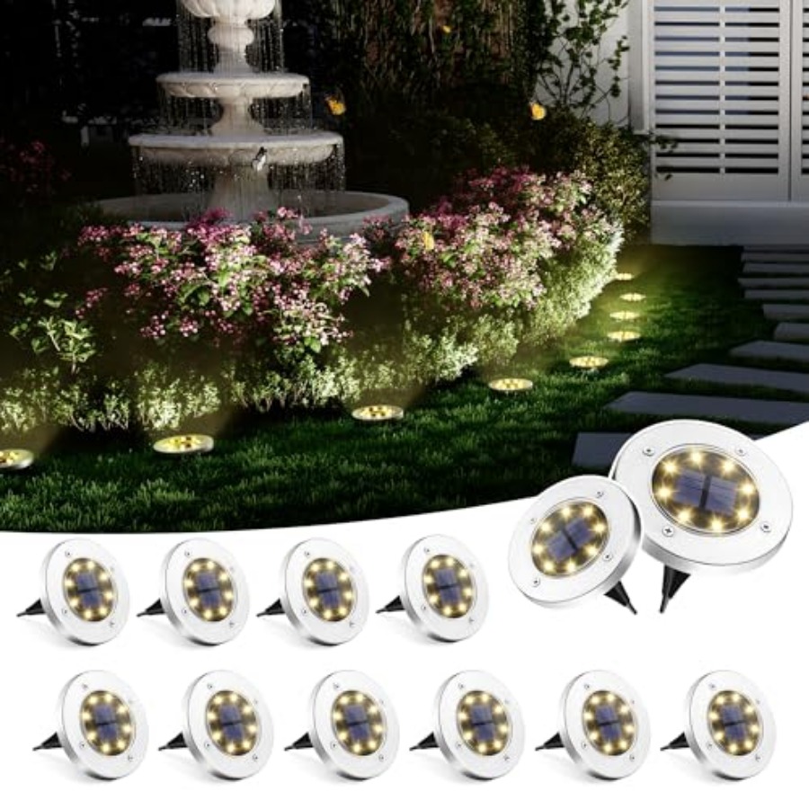 Outdoor Lighting Patio - Luci Solari da Giardino, Illuminazione Esterna