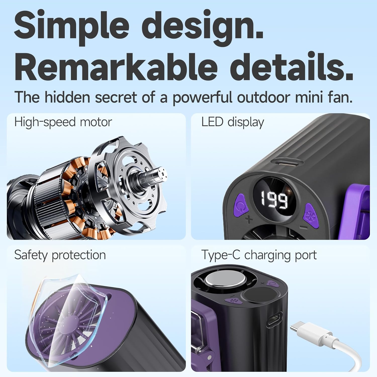 Ventilatore Portatile a Clip c - Umbrella Led Clip recensione e prezzo