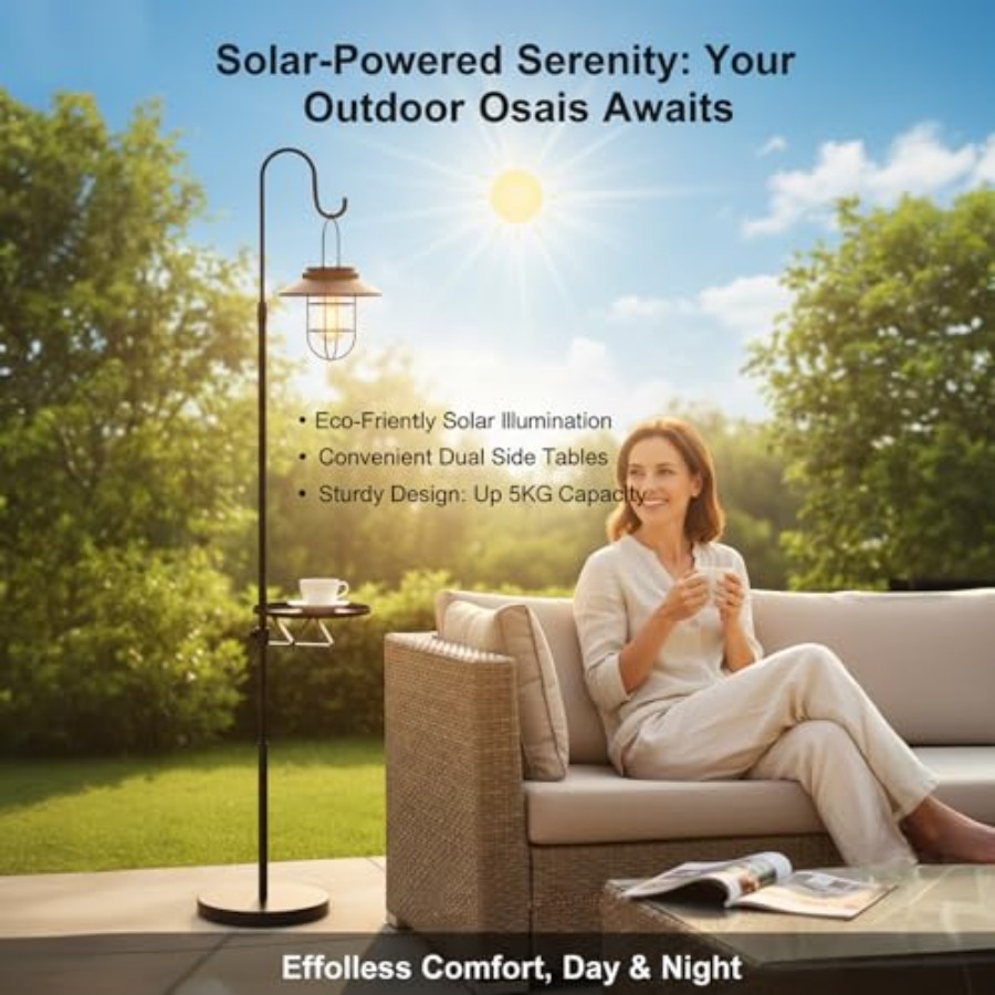 Lampada Solare da Terra con Ta - Outdoor Lighting Patio recensione e prezzo