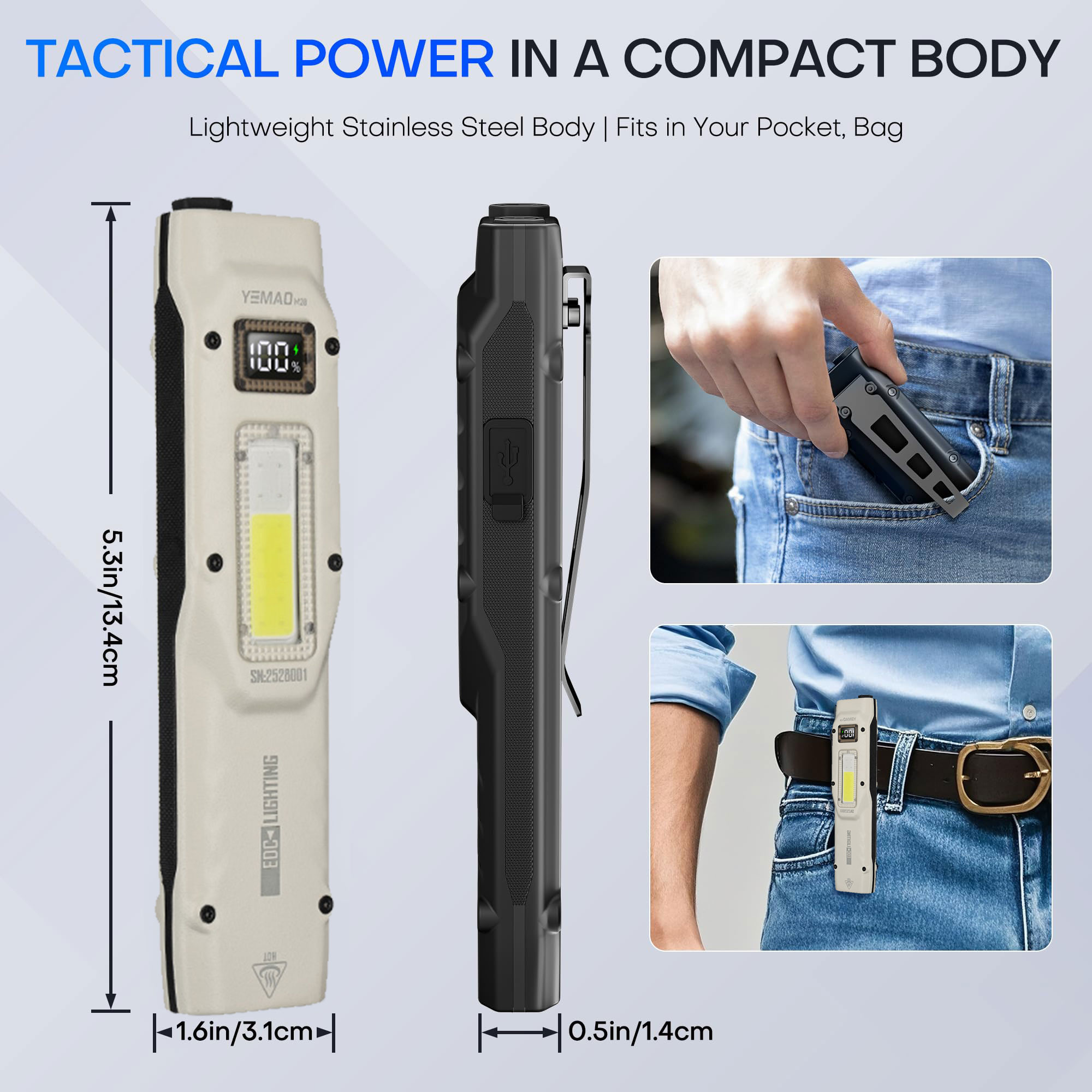 Torcia tattica ultrasottile po - Zinc Outdoor Lighting recensione e prezzo