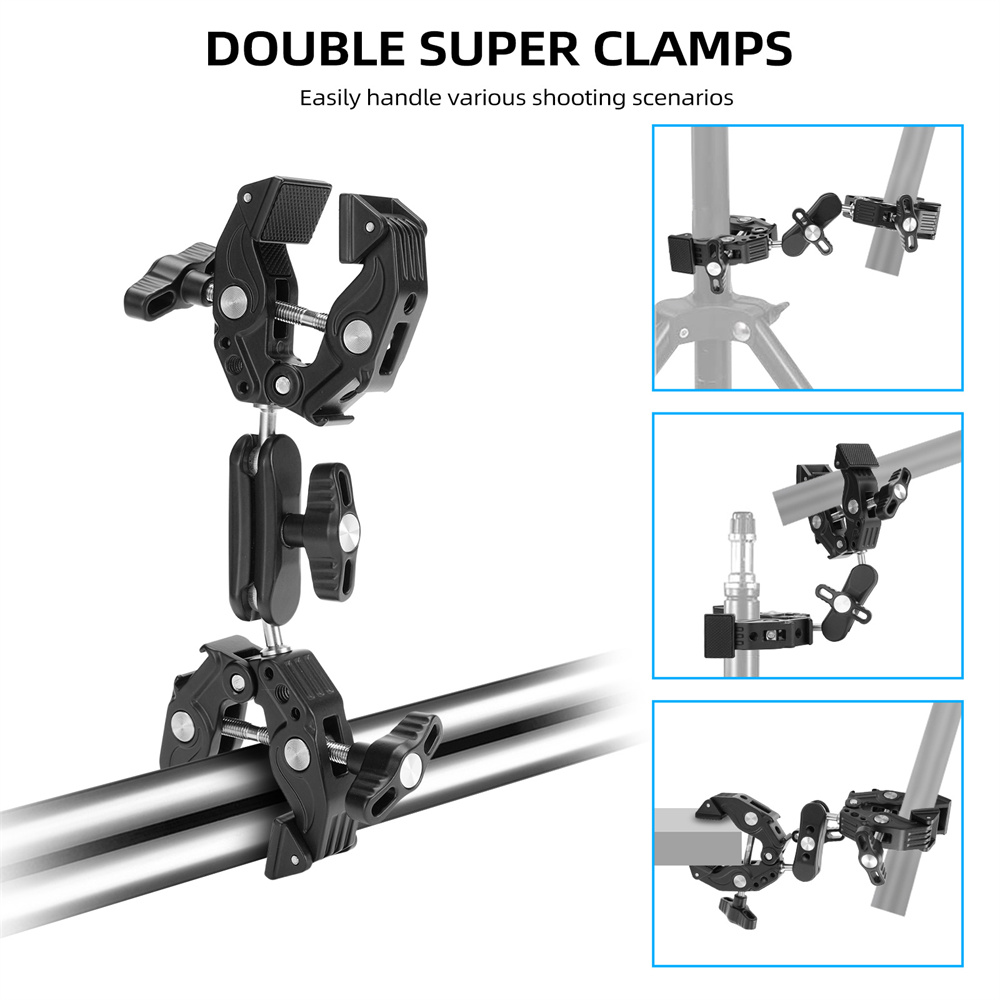 Morsetto Super Clamp Doppio in - Umbrella Led Clip recensione e prezzo