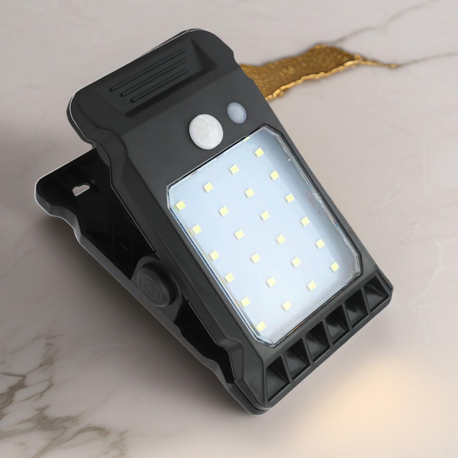 Clip luci solari sensore intel - Umbrella Led Clip recensione e prezzo