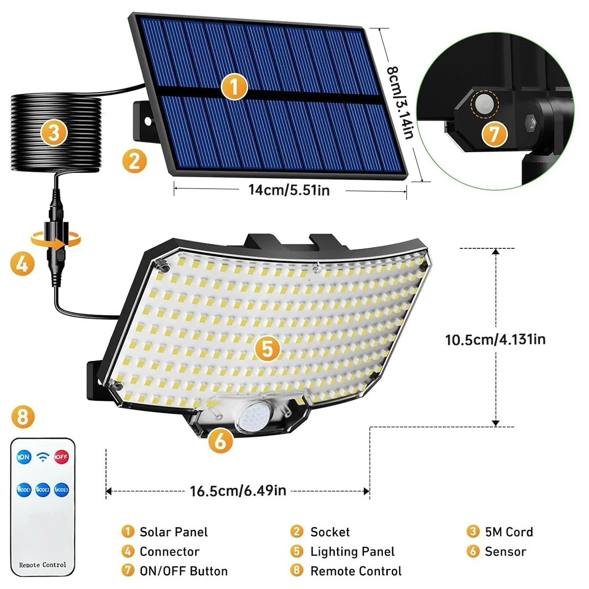Luci Solari da Esterno 234LED  - Outdoor Lighting Patio recensione e prezzo