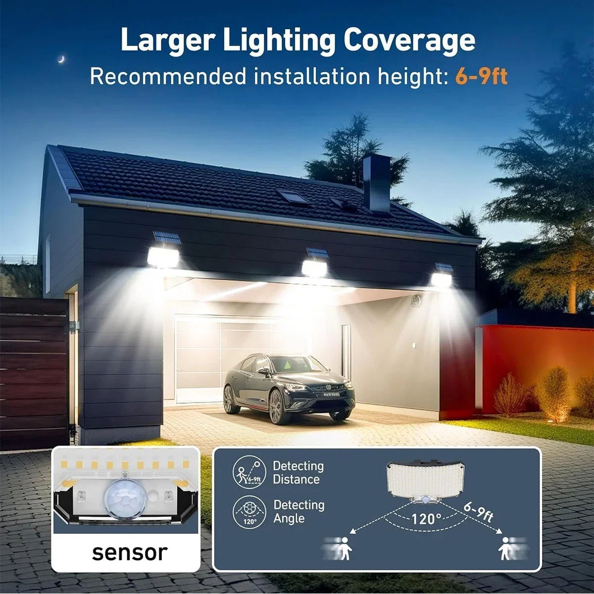 Luci Solari da Esterno 234LED  - Outdoor Lighting Patio recensione e prezzo