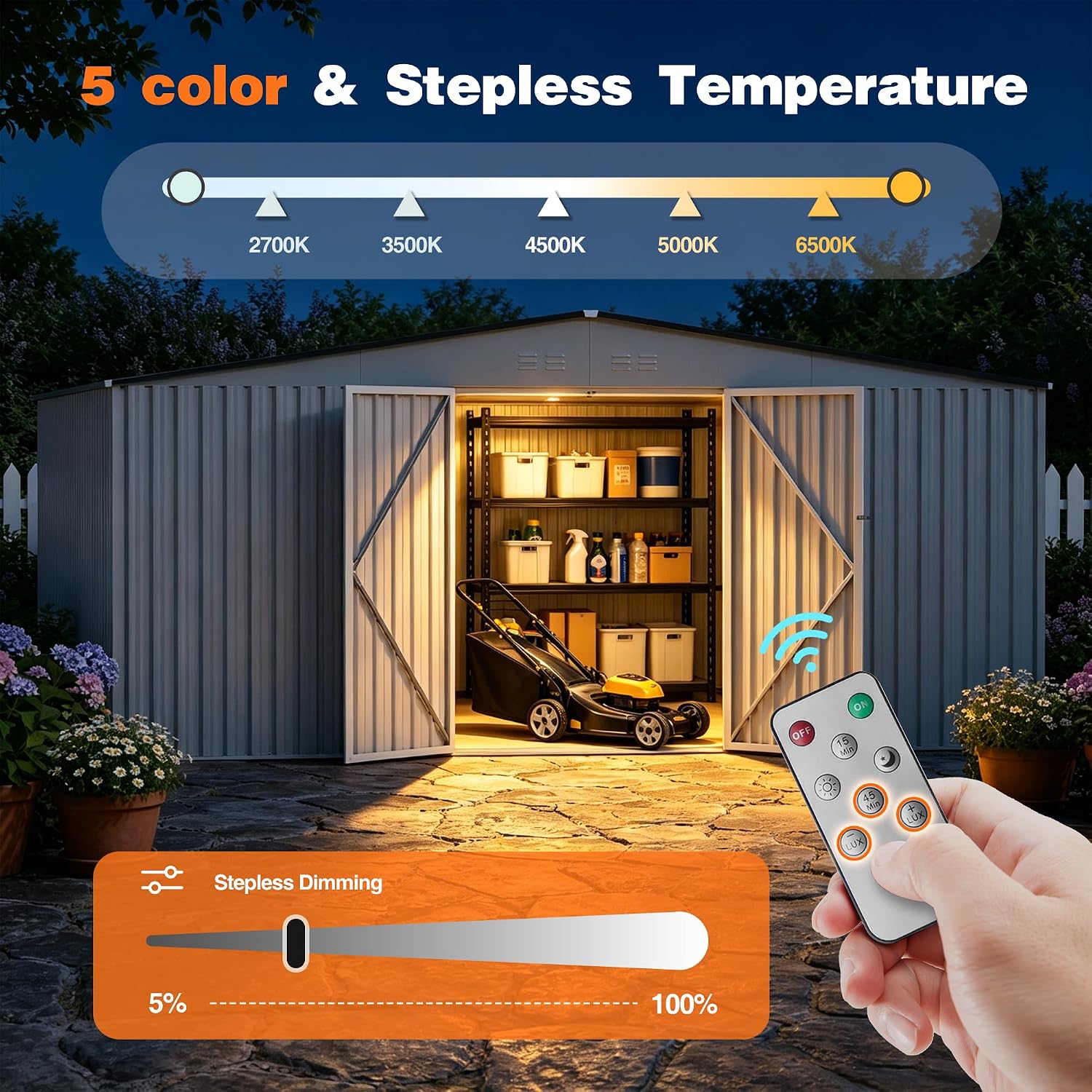 Capannone da Esterno 14x12 FT, - Outdoor Lighting For Backyard recensione e prezzo