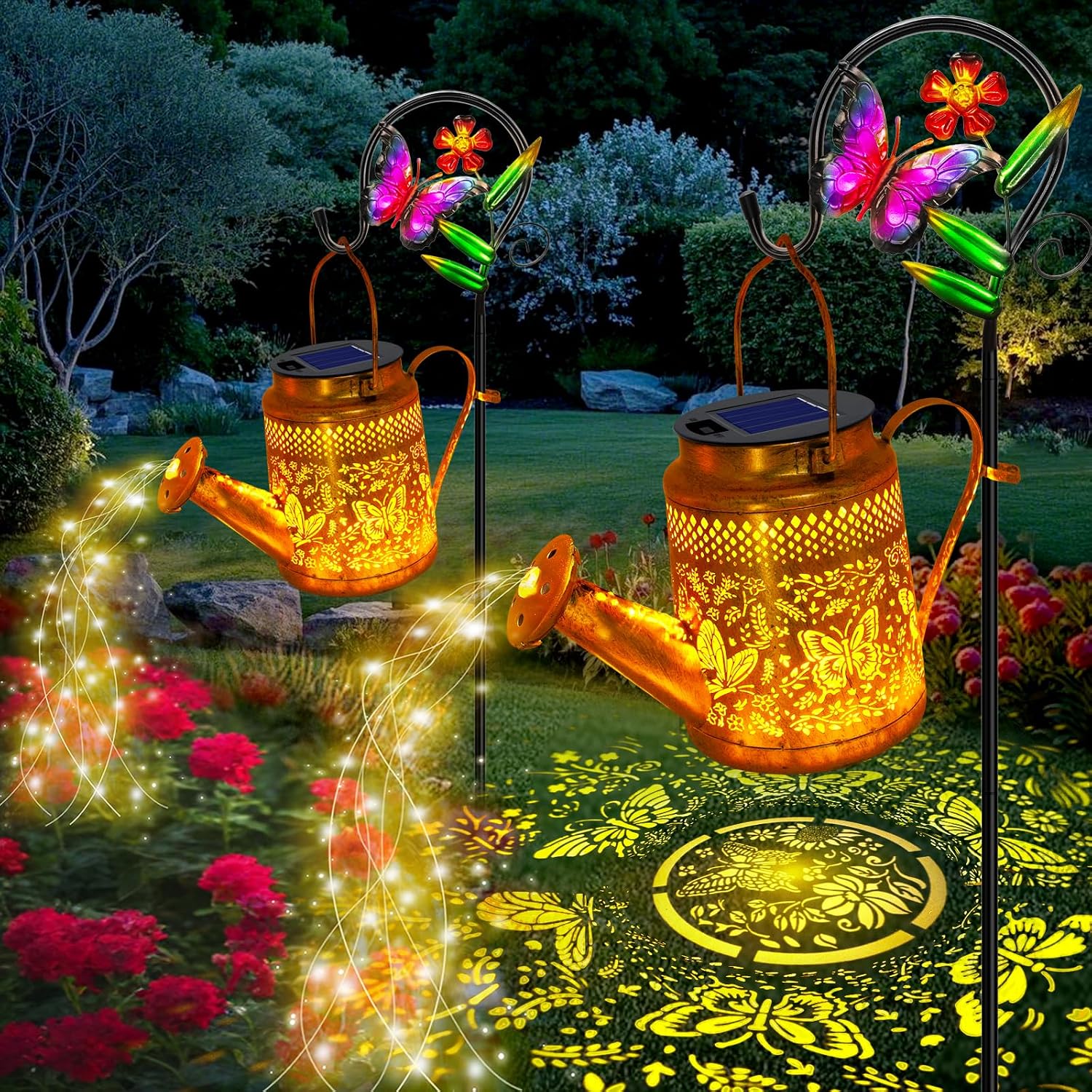 Confezione da 2 Grandi Luci So - Outdoor Lighting For Backyard recensione e prezzo