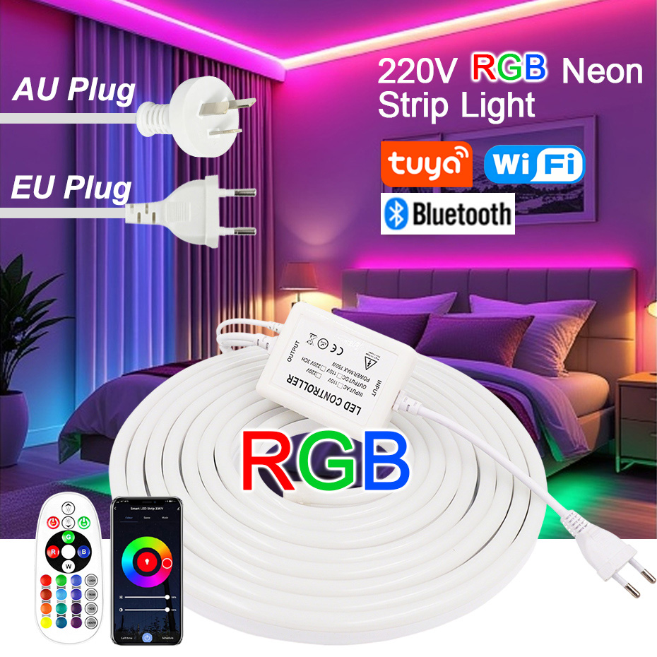 Striscia LED Neon RGB 220V con - Outdoor Lighting Timer Switch recensione e prezzo