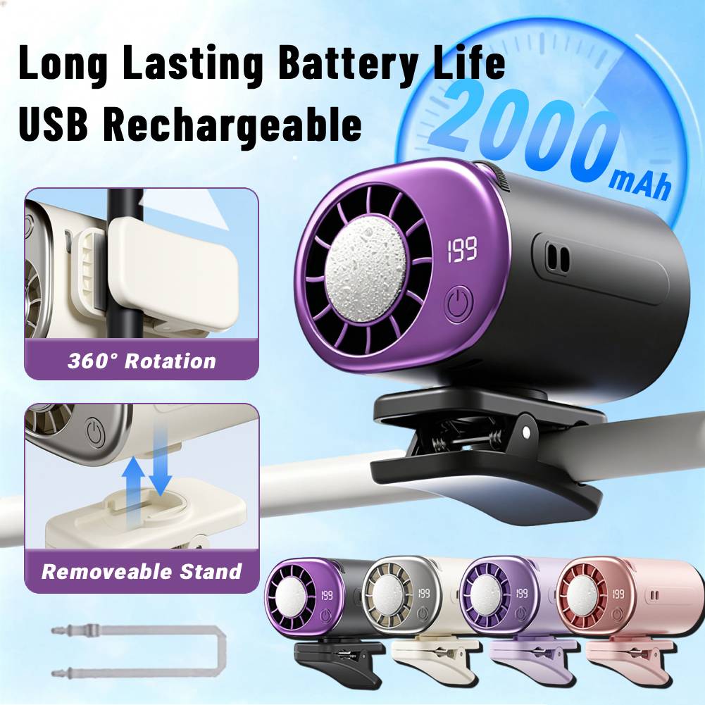 Ventilatore Portatile Estivo U - Umbrella Led Clip recensione e prezzo