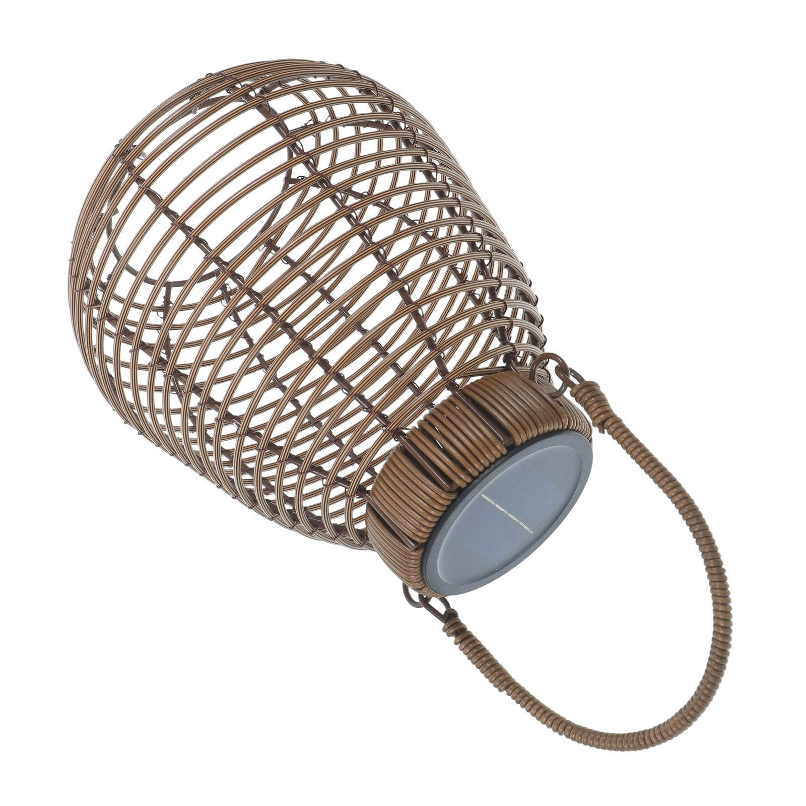 Lanterna Solare in Rattan, Lam - Outdoor Lighting Patio recensione e prezzo