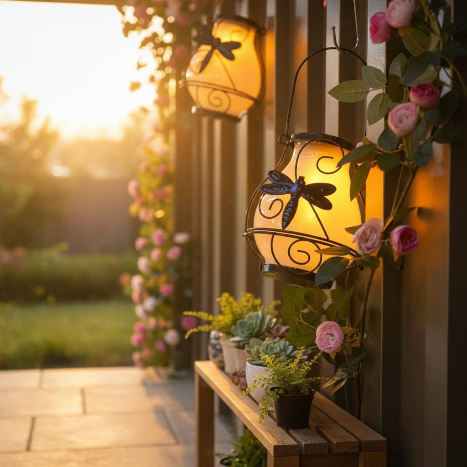 Lanterna solare a forma di far - Outdoor Lighting Patio recensione e prezzo
