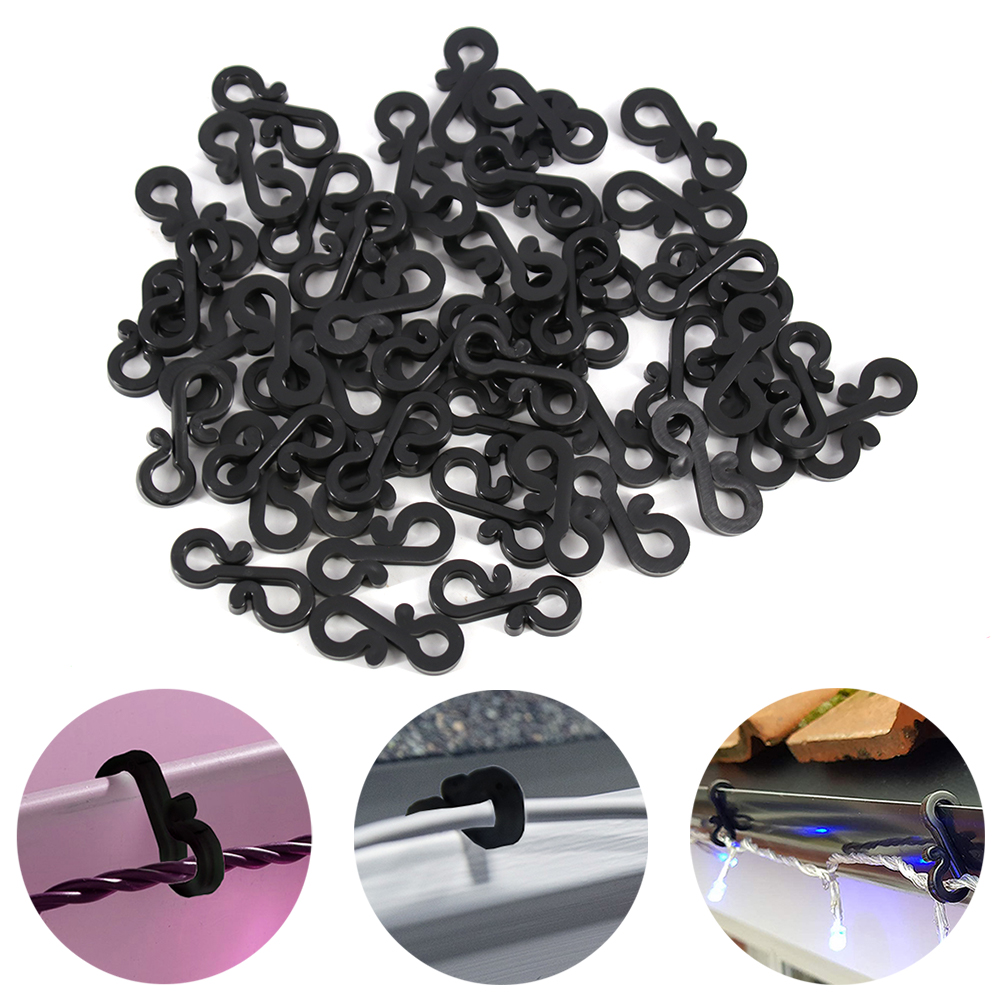 120 pezzi ganci in plastica ga - Outdoor Lighting Cable recensione e prezzo