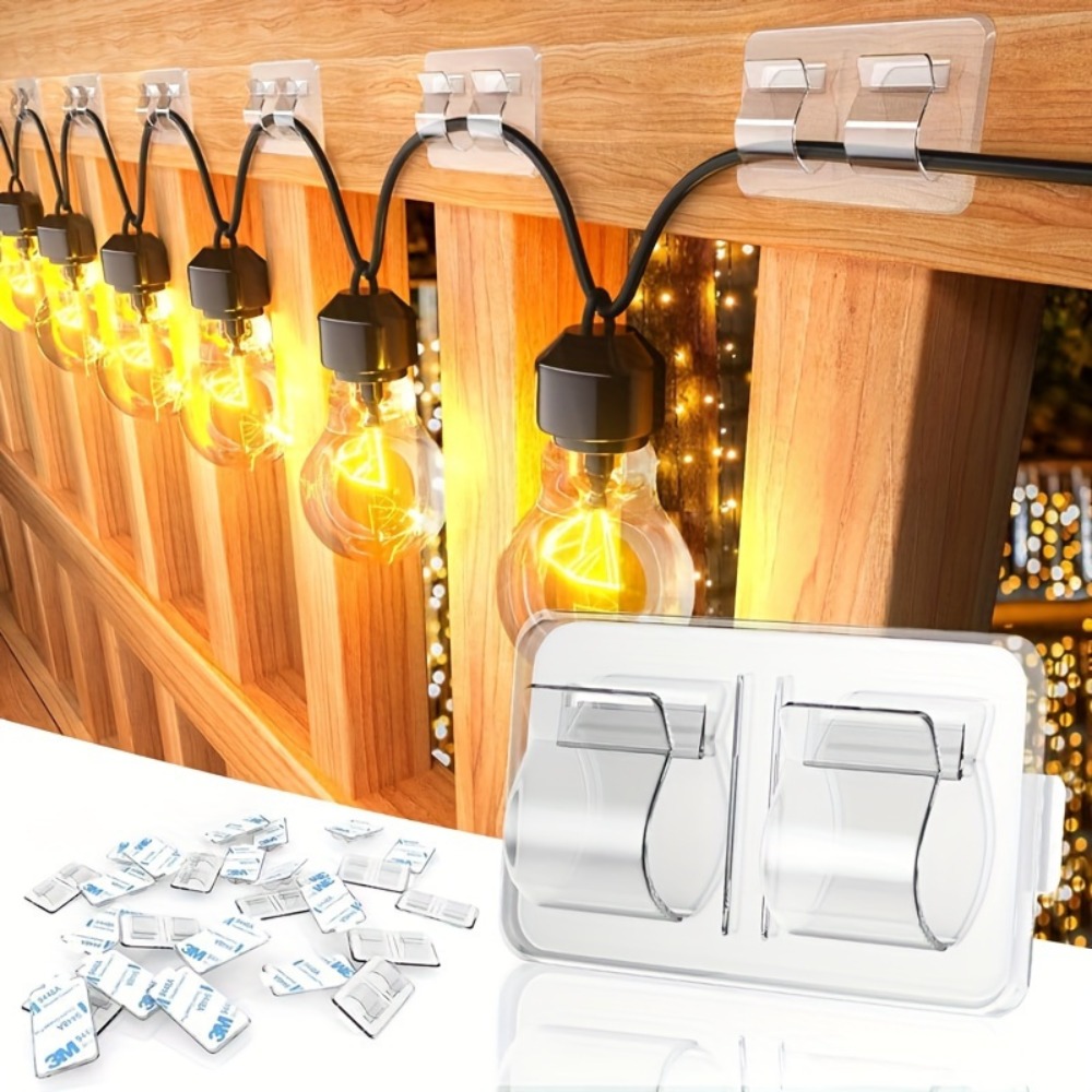 Ganci da 4/10 pezzi per luci a - Outdoor Lighting Cable recensione e prezzo