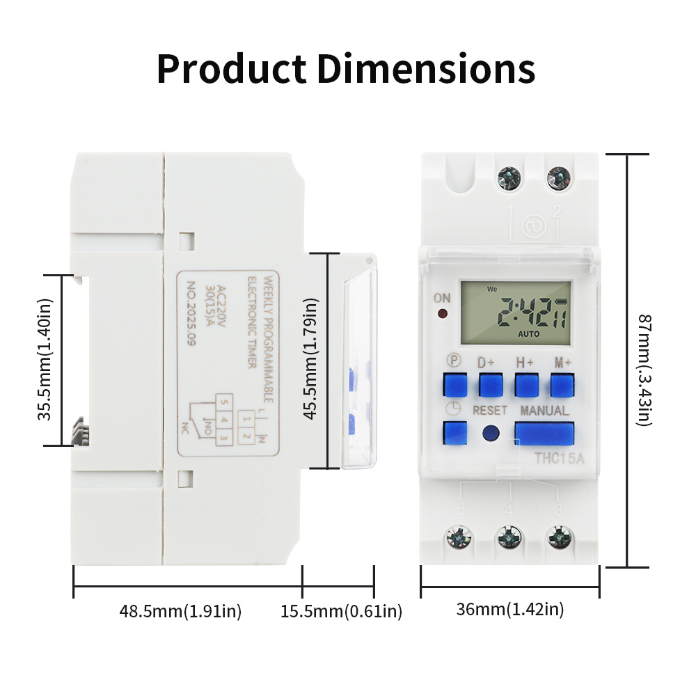 TNCE 220V Interruttore timer T - Outdoor Lighting Timer Switch recensione e prezzo